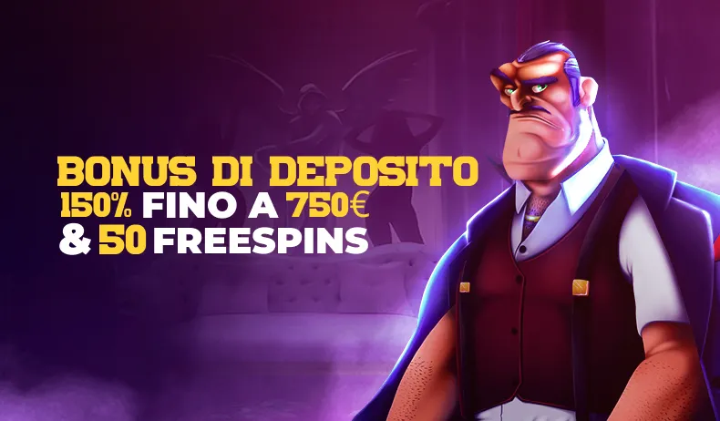 Bonus di deposito Donbet 150% fino a 750 € e 50 freespins